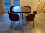 Ikea fusion vintage tafel met 4 stoelen, Huis en Inrichting, Tafels | Eettafels, Ophalen, Gebruikt, Vintage, Vier personen