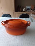 Ovale braadpan in fond. Douffeu cousances, Huis en Inrichting, Keuken | Potten en Pannen, Ophalen of Verzenden, Zo goed als nieuw