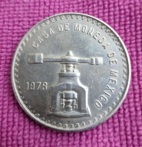 1 oz zilver Onza Balance Scale (1978!!!) Mexico, Timbres & Monnaies, Monnaies | Amérique, Monnaie en vrac, Amérique centrale, Argent