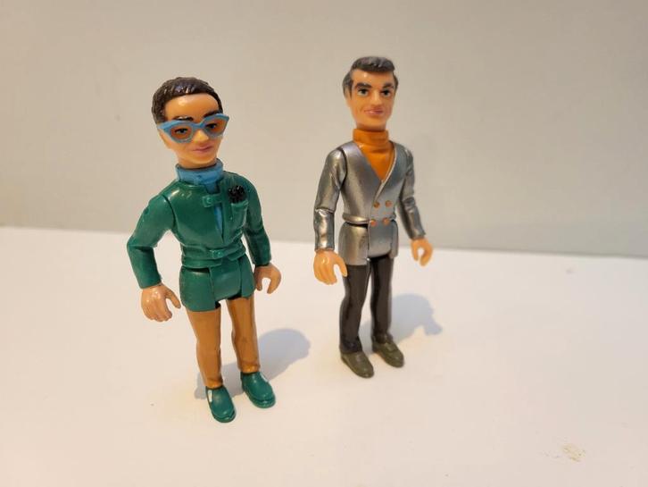 Thunderbirds actiefiguren Brains & Scott Tracy (1992), Antiek en Kunst, Antiek | Speelgoed, Ophalen