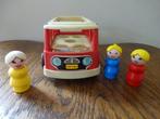 Vintage Fisher Price mini bus met 3 figuurtjes, Enfants & Bébés, Jouets | Fisher-Price, Voiture ou Véhicule, Utilisé, Enlèvement ou Envoi