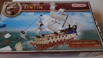 meccano TinTin Unicorn schip