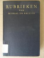 P. Paulinus van Gemert Rubrieken van Missaal en Brevier 1949, Boeken, Verzenden, Christendom | Katholiek, Zo goed als nieuw, Pater Paulinus van Gemert