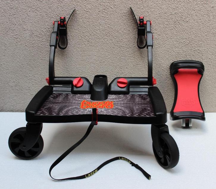 Lascal Meerijplankje en Zitje Maxi Plus, Kinderen en Baby's, Kinderwagens en Combinaties, Gebruikt, Kinderwagen, Overige merken