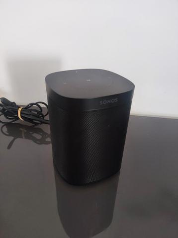 Sonos One (Gen 2) — Zwart — Onberispelijke staat beschikbaar voor biedingen