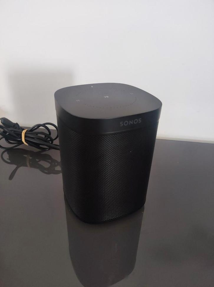 Sonos One (Gen 2) — Zwart — Onberispelijke staat, Audio, Tv en Foto, Luidsprekerboxen