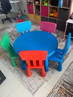 Speeltafel en 5 stoelen, Kinderen en Baby's, Ophalen, Zo goed als nieuw
