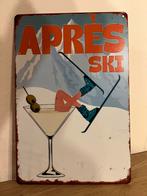 Metalen plaat voor après-ski, Ophalen of Verzenden, Zo goed als nieuw