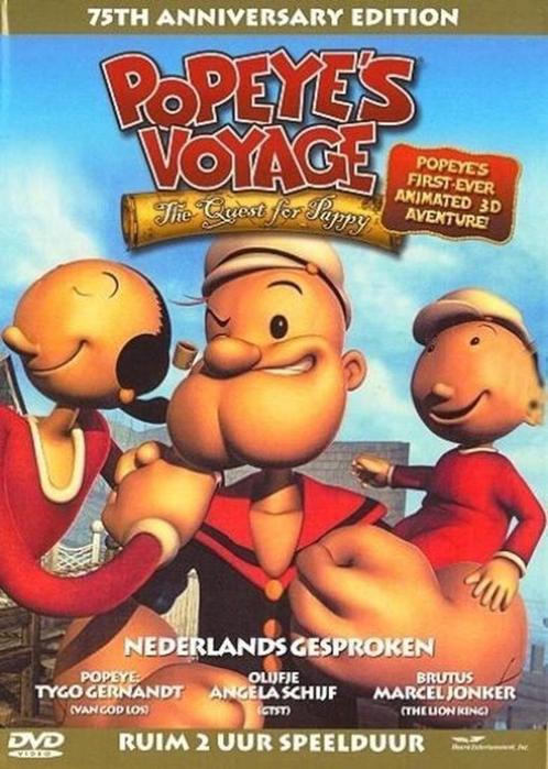 Dvd - Popeye's voyage, Cd's en Dvd's, Dvd's | Tekenfilms en Animatie, Ophalen of Verzenden