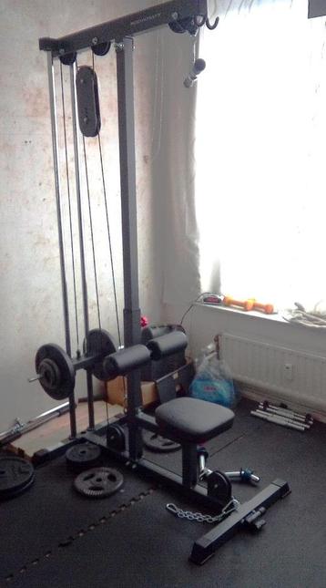 BODYCRAFT LAT PULLEY + 48 KG + 3 EXTRA GREPEN beschikbaar voor biedingen