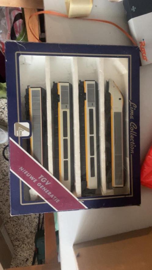 Lima ophaaltrein en TGV PBA THALYS -NS- 149786, Hobby en Vrije tijd, Modeltreinen | Overige schalen, Gebruikt, Treinset, Ophalen of Verzenden