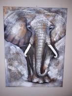 Canvas olifant., Enlèvement, Comme neuf, Peinture