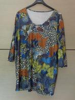Shirt met 3/4 mouwen (50/52) Meyermode (1x gedragen), Ophalen of Verzenden, Zo goed als nieuw, Maat 46/48 (XL) of groter, Blauw