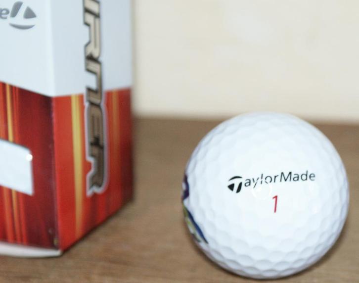 TaylorMade Burner - bte de 3 balles neuves logo AG Insurance, Sport en Fitness, Golf, Nieuw, Bal(len), Overige merken, Ophalen of Verzenden