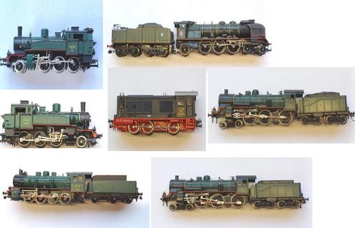 6 locomotives à vapeur SNCB et 1 SNCF et 1 diesel HO, CC, Hobby & Loisirs créatifs, Trains miniatures | HO, Comme neuf, Locomotive