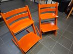 Stokke Tripp Trapp (Terra Cotta/Oranje) 3 stuks, Ophalen, Gebruikt, Meegroeistoel