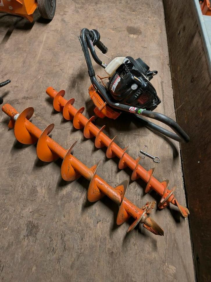 Grondboor machine te huur, Tuin en Terras, Hand-tuingereedschap, Gebruikt, Grondboor, Ophalen