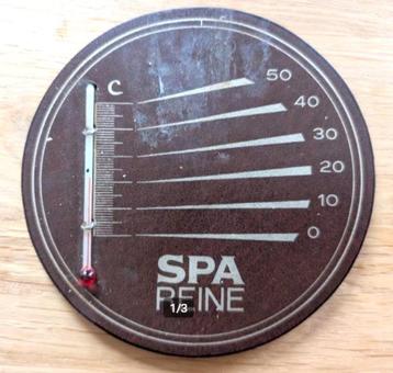 Thermomètre objet publicitaire Spa Reine Belgique ancien beschikbaar voor biedingen