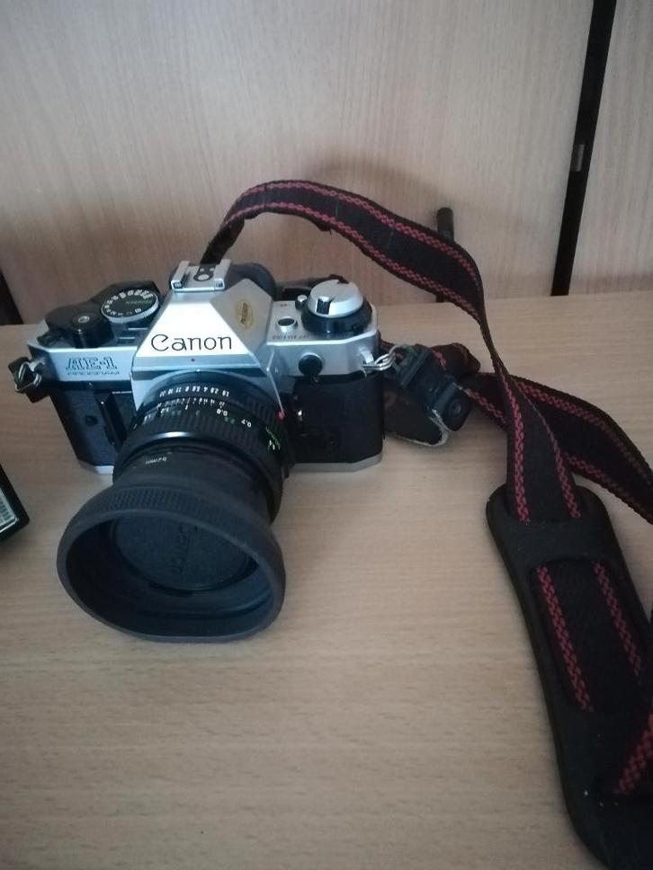 Canon AE-1 Program, Audio, Tv en Foto, Fotocamera's Analoog, Gebruikt, Spiegelreflex, Canon, Ophalen