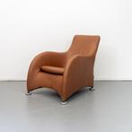 2x Montis Loge Fauteuil Cognac/Bruin - Buffalo Leder, Huis en Inrichting