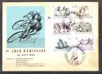 Postzegels: Thema sport / Wielrennen zegels FDC's en brieven, Postzegels en Munten, Ophalen of Verzenden, Gestempeld, Sport