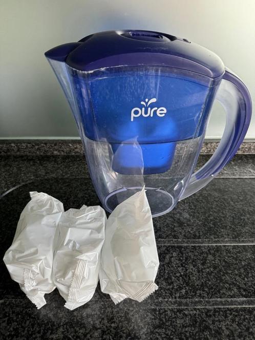 Waterfilterkan Pure met 3 extra filters, Huis en Inrichting, Keuken | Servies, Gebruikt, Overige typen, Overige stijlen, Overige materialen
