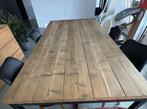 Eettafel met stijgerhout, Ophalen, Gebruikt, 200 cm of meer, 50 tot 100 cm