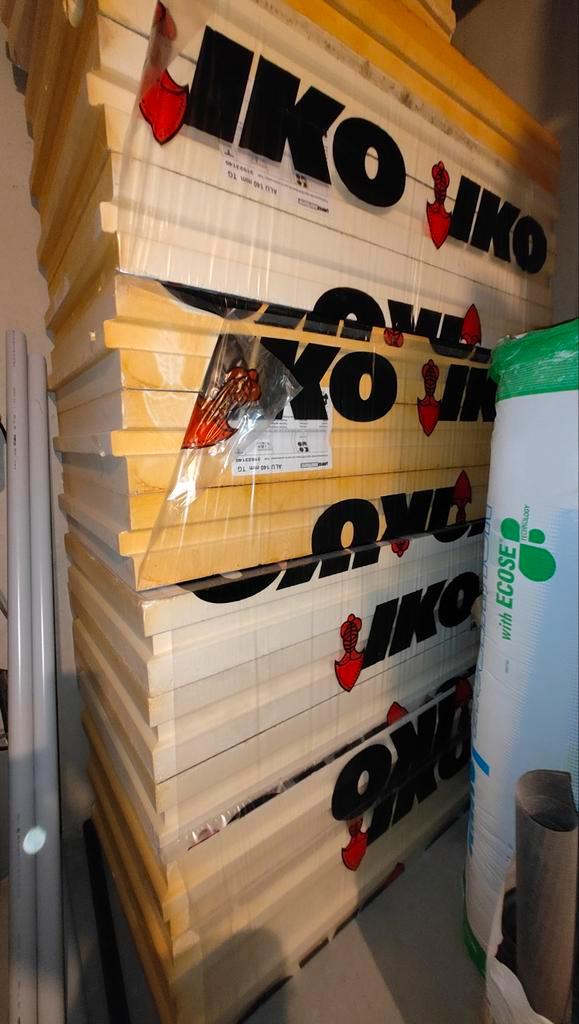 Pir isolatie IKO, 120x60, dikte 140mm, nieuw, TG, Doe-het-zelf en Bouw, Isolatie en Afdichting, Ophalen