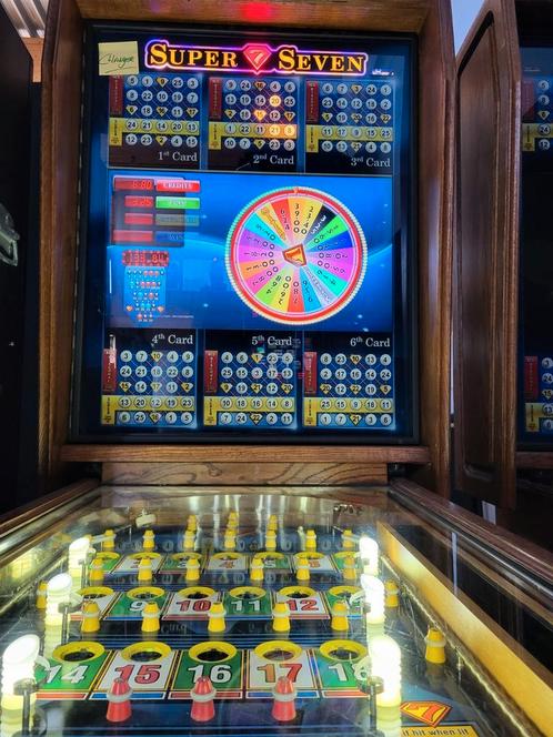 Bingo wimi super seven gokkast, Verzamelen, Automaten | Gokkasten en Fruitautomaten, Zo goed als nieuw, Ophalen of Verzenden