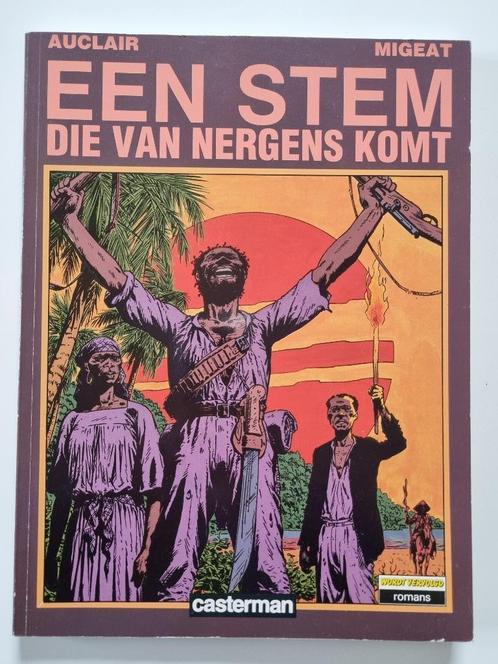 Auclair/Riondet - Een Stem die van nergens komt, Boeken, Stripverhalen, Zo goed als nieuw, Eén stripboek, Ophalen of Verzenden