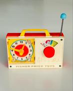 Vintage FISHER PRICE clock radio music box, Kinderen en Baby's, Speelgoed | Fisher-Price, Overige typen, Met geluid, Gebruikt