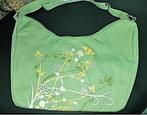 AVON: kleine seizoenstas, versierd met bloemenpatronen, Handtassen en Accessoires, Ophalen of Verzenden, Nieuw, Groen
