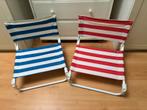 2 plooibare strandstoeltjes, Caravans en Kamperen, Ophalen, Zo goed als nieuw