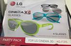 3D brillen in doos met 4 stuks merk LG AG-F315, Nieuw, Ophalen of Verzenden