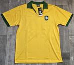 Brazilië Pele Voetbal Finale Shirt WorldCup1958 Vintage, Comme neuf, Maillot, Envoi