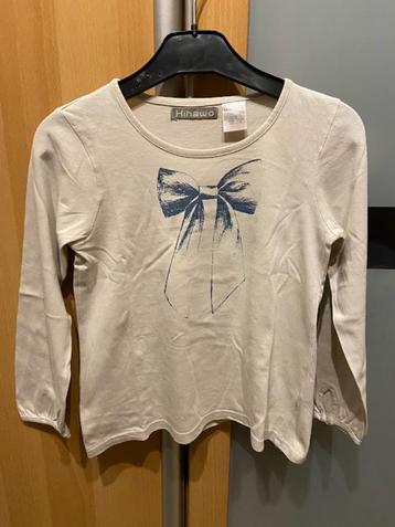 T-shirt manche longue - beige - taille 6 ans, Enlèvement ou Envoi, Chemise ou À manches longues, LaRedoute, Utilisé