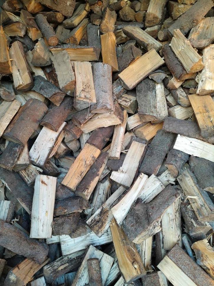 Droog brandhout (spar), Tuin en Terras, Brandhout, Blokken, Overige houtsoorten, 6 m³ of meer, Ophalen