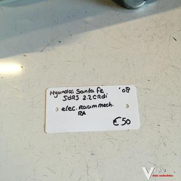Hyundai Santa Fe 2.2 crdi 5 drs 2008  Elektr Raamechanisme R beschikbaar voor biedingen