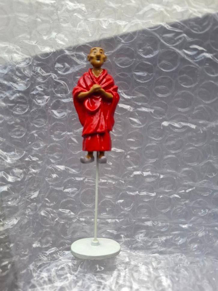 PIXI TINTIN MOINE TIBETAIN FOUDRE BENIE CARTE DE VOEUX 1972, Collections, Statues & Figurines, Comme neuf, Humain, Enlèvement ou Envoi