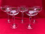 5 speciale babychamglazen, Comme neuf, Enlèvement ou Envoi, Verre ou Verres, Verre