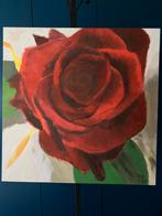 Rode roos, Schilderij, Ophalen