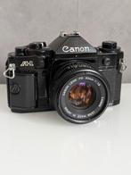 Canon A-1 + 50mm 1.8, Audio, Tv en Foto, Fotocamera's Analoog, Ophalen, Gebruikt, Spiegelreflex, Canon