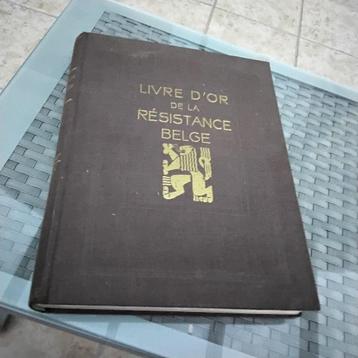 Le livre d' or de la Résistance belge de la Seconde guerre  beschikbaar voor biedingen