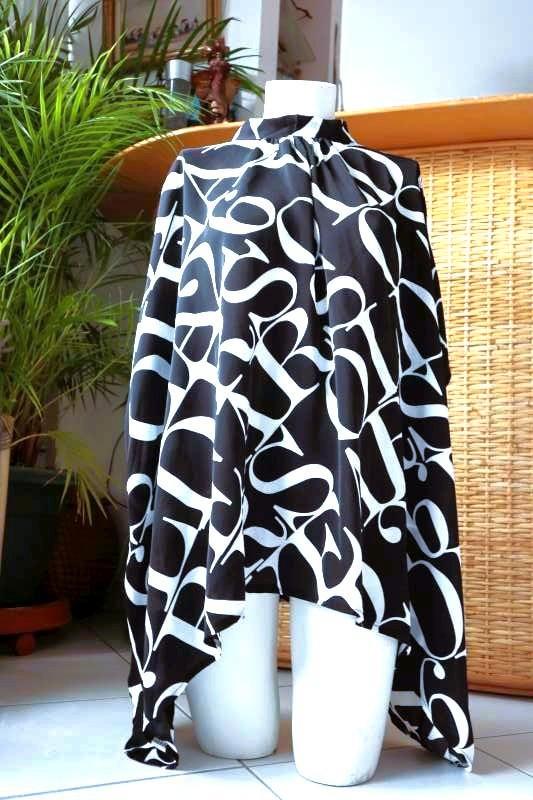 bijzonder creatief top T-shirt blouse met wijde mouwen shirt, Kleding | Dames, Blouses en Tunieken, Nieuw, Zwart, Ophalen of Verzenden