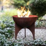 Vuurschaal Diekie S Cortenstaal of Zwart / Plantenbak, Tuin en Terras, Ophalen of Verzenden, Nieuw, Vuurkorf