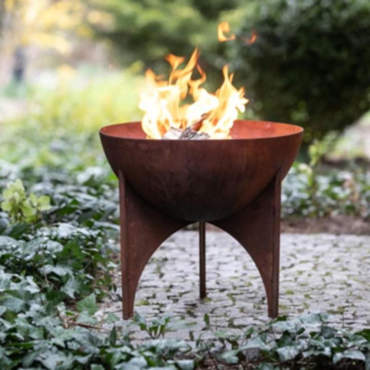 Vuurschaal Diekie S Cortenstaal of Zwart / Plantenbak, Tuin en Terras, Vuurkorven, Nieuw, Vuurkorf, Ophalen of Verzenden