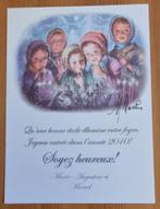 Marcel Marlier carte de voeux signée Martine 2010 Tiny, Ophalen of Verzenden, Overige figuren, Zo goed als nieuw, Overige typen