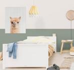 Bopita bed 120x200 wit met pocketverenmatras, Ophalen, Wit, Zo goed als nieuw, Twijfelaar