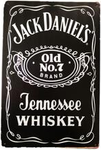 Metalen JACK DANIELS Whiskey vintage look wandplaat, Ophalen of Verzenden, Nieuw, Reclamebord