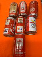7 blikjes Coca Cola Barcelona 92, Verzamelen, Blikken